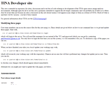Tablet Screenshot of developer.tina-vision.net